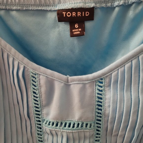 Torrid Women's Blue Dress - Picture 3 of 10